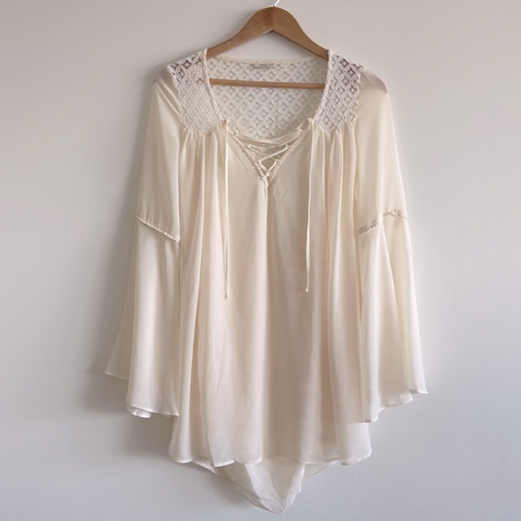 Never worn River Island tunic w bell sleeves S/M - Picture 1 of 8